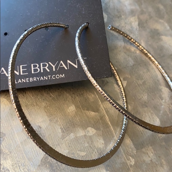 Silver large hoops Lane Bryant - Picture 2 of 3